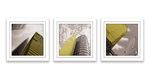 抽象反差色建筑风景装饰画