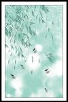 中国风淡彩水墨游鱼装饰画