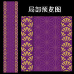 紫金色T台地毯设计