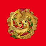 双鱼图