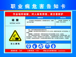 职业病危害告知卡 硝酸