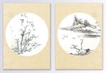 水墨意境山水画装饰画