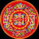 苗族圆形花纹