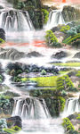 国画山水玄关