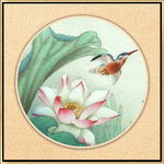 新中式花鸟小品工笔画