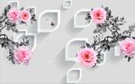 3D玫瑰花