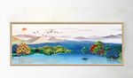 新中式唯美山水风景画装饰画