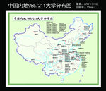 985/211大学分布图