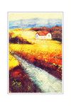 现代田园油画油菜花装饰画