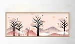 简约清新创意抽象风景装饰画