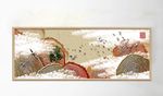 中国风创意年轮风景装饰画