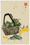 民俗静物中国风创意装饰画