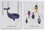 手绘北欧风动物创意装饰画