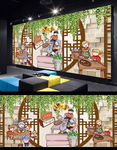 3d家的味道背景墙