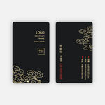 黑色名片