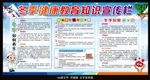冬季健康教育知识宣传栏