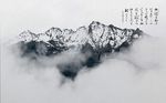 中式山水背景墙