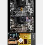 复古怀旧香港街景黑白照片壁画