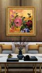 高清静物花卉油画