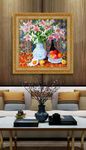 高清静物花卉油画