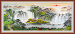 国画油画山水画