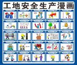 工地围挡安全漫画