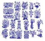 青花瓷花纹