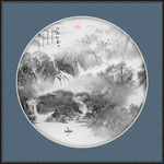 水墨山水画