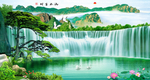 山水大瀑布