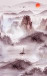 山水水墨装饰画