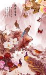 花开富贵装饰画