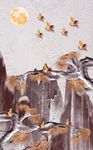 抽象飞鸟树装饰画