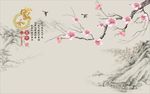 家和富贵梅花图