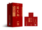 大气白酒包装平面分层图