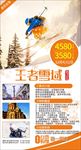 东北哈尔滨雪乡雪域滑雪海报