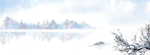 中式古典湖景远山水画