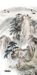 水墨山水玄关