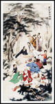 香山九老松图