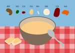 腊八粥腊八节新媒体扁平插画