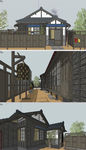 日式住宅建筑草图SU模型