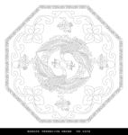 线描仙鹤