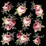 玫瑰AI底纹素材