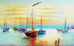 油画船玄关屏风背景底纹艺术设计