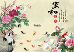 新中式背景墙
