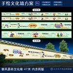 移风易俗文化墙矢量可放大