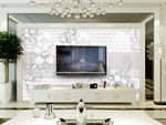 电视背景墙 家和万事兴 电视墙