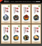 古董展板
