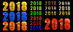 2018艺术字