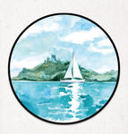 水彩风景画