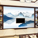 新中式 山水画 抽象山水艺术